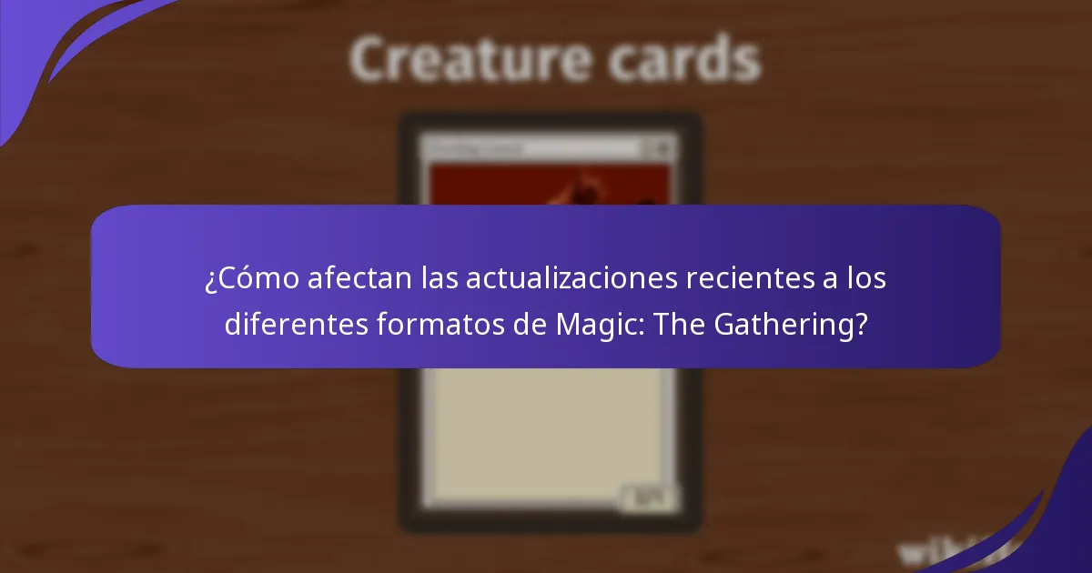 ¿Qué cartas han sido prohibidas recientemente en Magic: The Gathering?