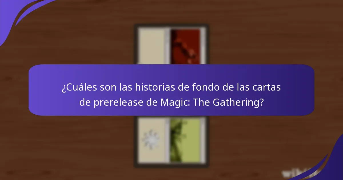 ¿Qué elementos temáticos están presentes en las cartas de prerelease?