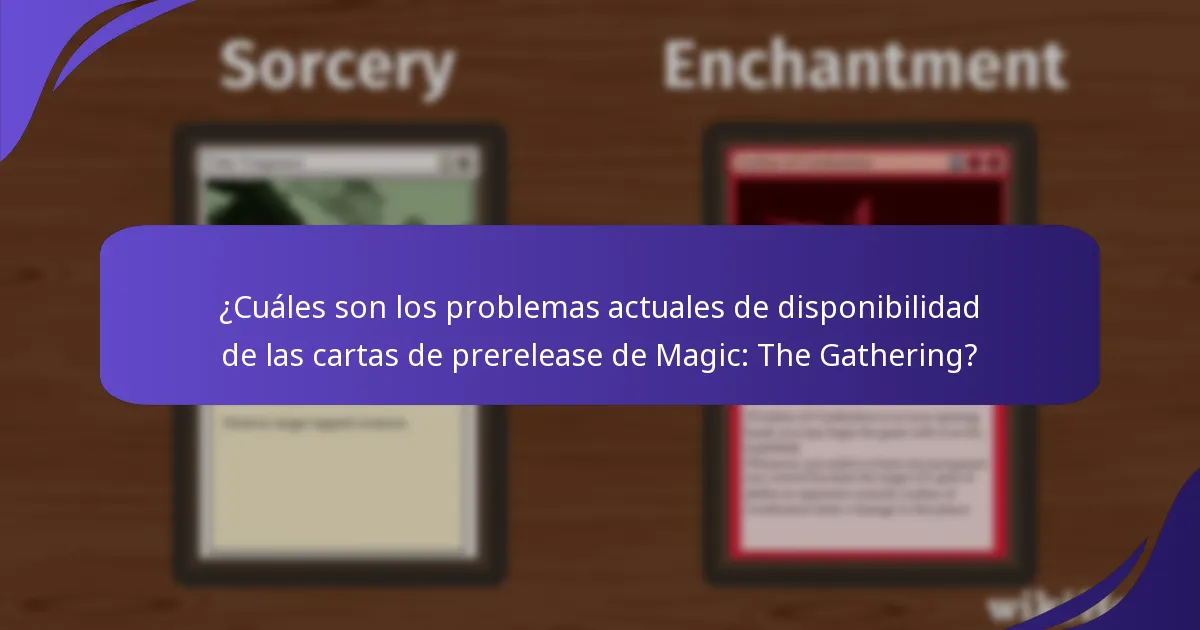 ¿Qué canales de distribución se utilizan para las cartas de prerelease de Magic: The Gathering?