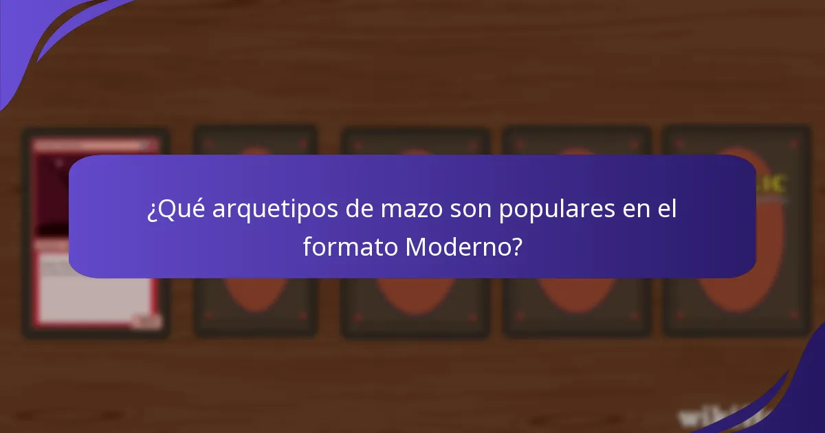 ¿Qué conocimientos comunitarios son valiosos para los jugadores de Moderno?