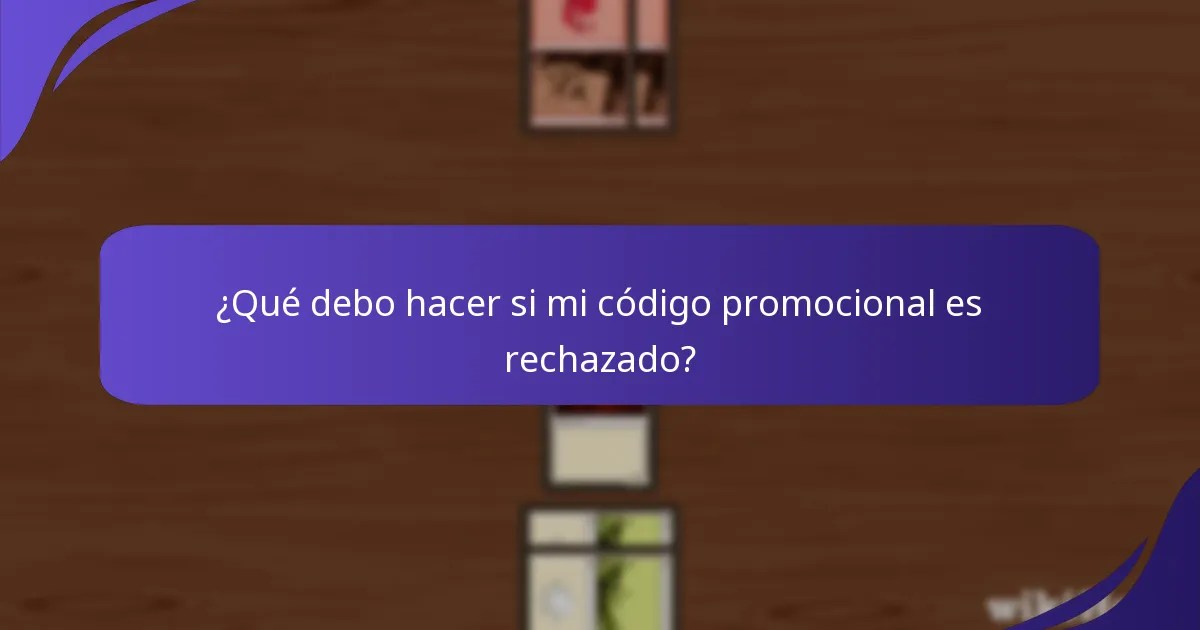 ¿Dónde puedo encontrar recursos de soporte para códigos promocionales?