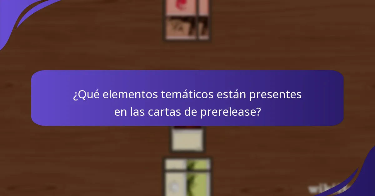 ¿Qué técnicas narrativas se utilizan en la mitología de las cartas de prerelease?
